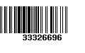 Código de Barras 33326696