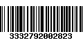 Código de Barras 3332792002823