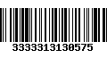 Código de Barras 3333313130575