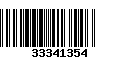 Código de Barras 33341354