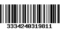 Código de Barras 3334240319811