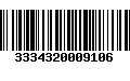 Código de Barras 3334320009106