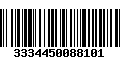 Código de Barras 3334450088101