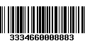 Código de Barras 3334660008883