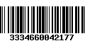 Código de Barras 3334660042177