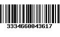 Código de Barras 3334660043617