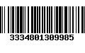 Código de Barras 3334801309985