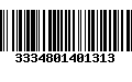 Código de Barras 3334801401313