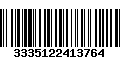 Código de Barras 3335122413764