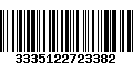 Código de Barras 3335122723382