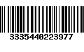 Código de Barras 3335440223977