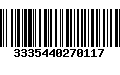 Código de Barras 3335440270117