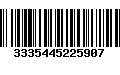 Código de Barras 3335445225907