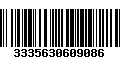 Código de Barras 3335630609086