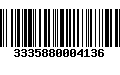 Código de Barras 3335880004136