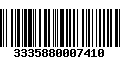 Código de Barras 3335880007410