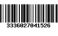 Código de Barras 3336027041526