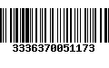 Código de Barras 3336370051173