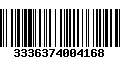 Código de Barras 3336374004168