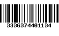 Código de Barras 3336374401134