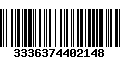 Código de Barras 3336374402148