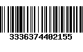 Código de Barras 3336374402155