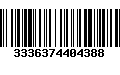 Código de Barras 3336374404388