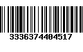 Código de Barras 3336374404517