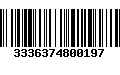 Código de Barras 3336374800197