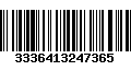 Código de Barras 3336413247365