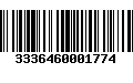 Código de Barras 3336460001774