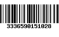 Código de Barras 3336590151028