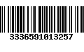 Código de Barras 3336591013257