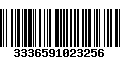 Código de Barras 3336591023256