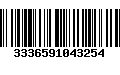 Código de Barras 3336591043254