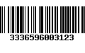 Código de Barras 3336596003123