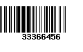 Código de Barras 33366456