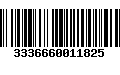 Código de Barras 3336660011825