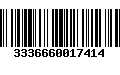 Código de Barras 3336660017414