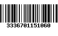 Código de Barras 3336701151060