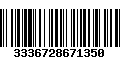 Código de Barras 3336728671350