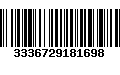 Código de Barras 3336729181698