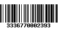 Código de Barras 3336770002393