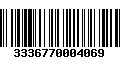 Código de Barras 3336770004069