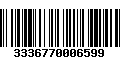 Código de Barras 3336770006599