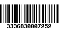 Código de Barras 3336830007252