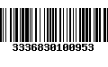 Código de Barras 3336830100953