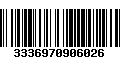 Código de Barras 3336970906026