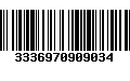 Código de Barras 3336970909034