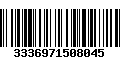 Código de Barras 3336971508045